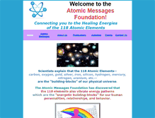 Tablet Screenshot of elementmessages.com